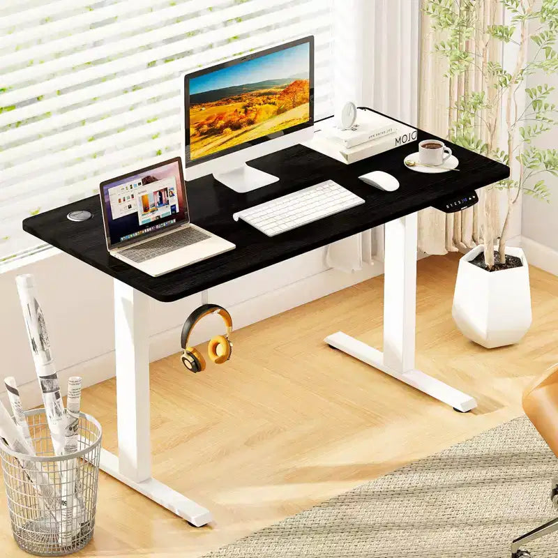 Costway Ergonomic Electric Adjustable Standing up Desk Dual Motor w/ Controller
