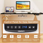 Costway Ergonomic Electric Adjustable Standing up Desk Dual Motor w/ Controller