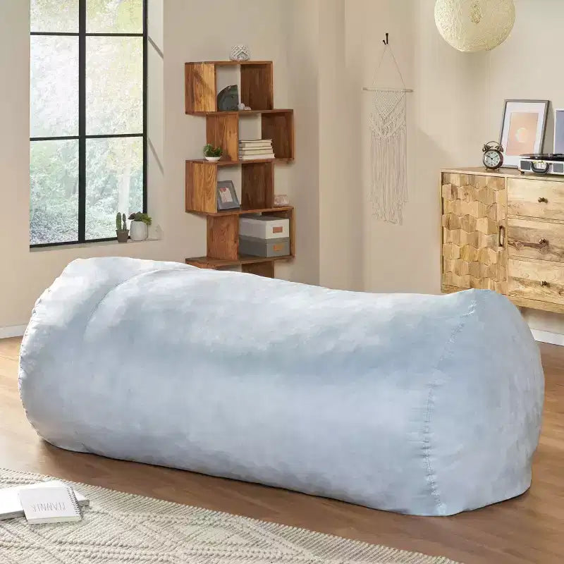 Pouf géant Liberty moderne en microfibre de 2,40 m - Christopher Knight Home