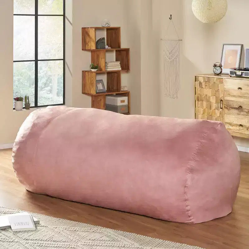 Pouf géant Liberty moderne en microfibre de 2,40 m - Christopher Knight Home