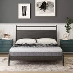 Costway 8'' Jacquard Mattress Gel Infused Memory Foam Medium Firm Bamboo Charcoal Queen\Full