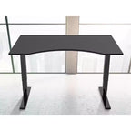 Monoprice Dual Motor 3-Stage Sit-Stand Desk, v2, Black | Height Adjustable Desk with Dual Electric Motors, Three Stage Legs, Programmable Controller