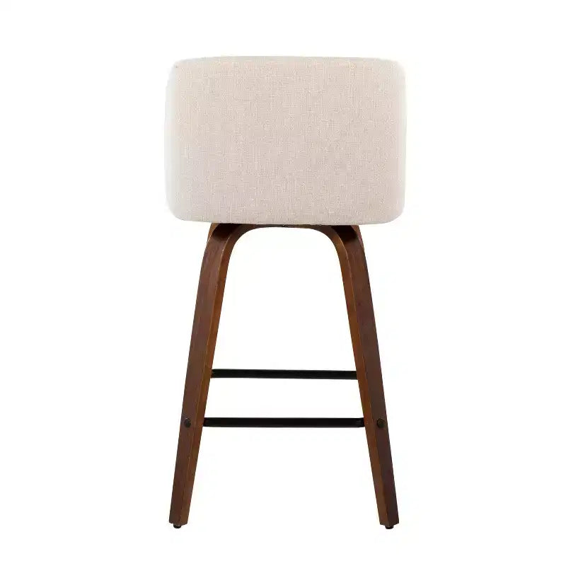Set of 2 Toriano Upholstered Counter Height Barstools - Lumisource