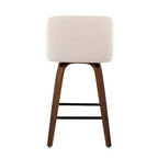 Set of 2 Toriano Upholstered Counter Height Barstools - Lumisource
