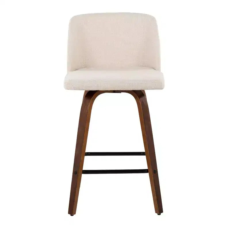 Set of 2 Toriano Upholstered Counter Height Barstools - Lumisource