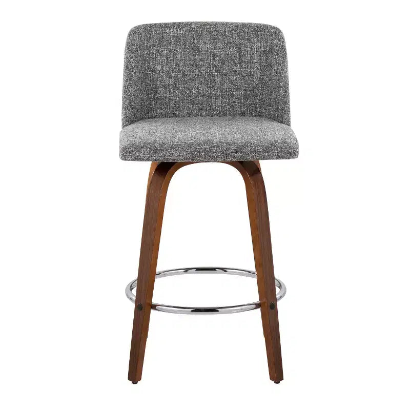 Set of 2 Toriano Upholstered Counter Height Barstools - Lumisource