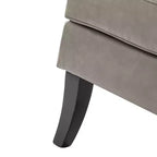 Set of 2 Wooden Upholstered Accent Chair Celadon Armchair| ART OF LIVING DESIGNS