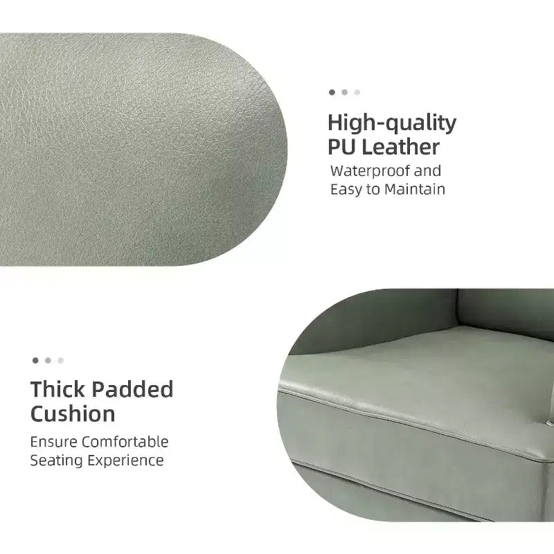 Set of 2 Wooden Upholstered Accent Chair Celadon Armchair| ART OF LIVING DESIGNS