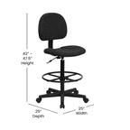 Chaise de bureau à deux cylindres Emma et Oliver (Cylindres : 22,5-27H ou 26-30,5H)
