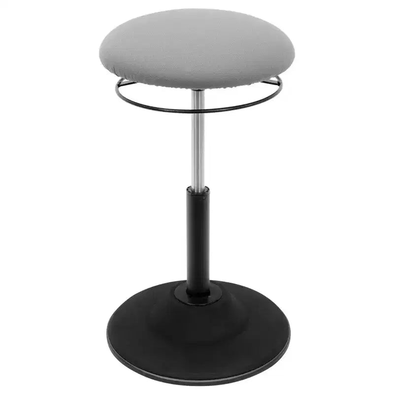 Mount-It! Height Adjustable Standing Desk Stool with Padded Seat & Non-Slip Rubber Base