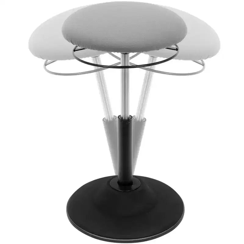 Mount-It! Height Adjustable Standing Desk Stool with Padded Seat & Non-Slip Rubber Base