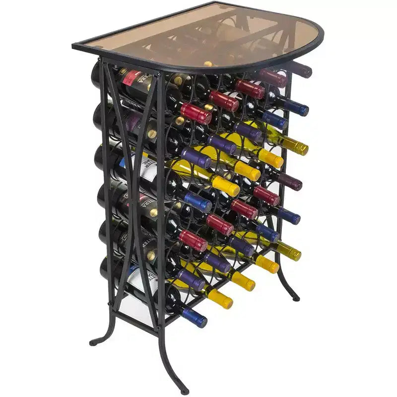 Porte-bouteilles de vin style château Sorbus pour la maison et la cave