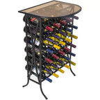 Porte-bouteilles de vin style château Sorbus pour la maison et la cave