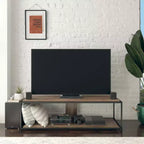 RealRooms Fayette TV Stand for TVs up to 65, Weathered Oak