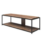 RealRooms Fayette TV Stand for TVs up to 65, Weathered Oak
