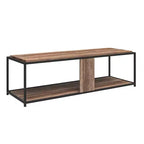 RealRooms Fayette TV Stand for TVs up to 65, Weathered Oak