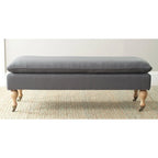 Banc Tari Pillowtop gris/vert sauge de SAFAVIEH - 0 - 52 L x 21 P x 19 H - 52Lx21Px19H