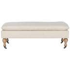Banc Tari Pillowtop gris/vert sauge de SAFAVIEH - 0 - 52 L x 21 P x 19 H - 52Lx21Px19H