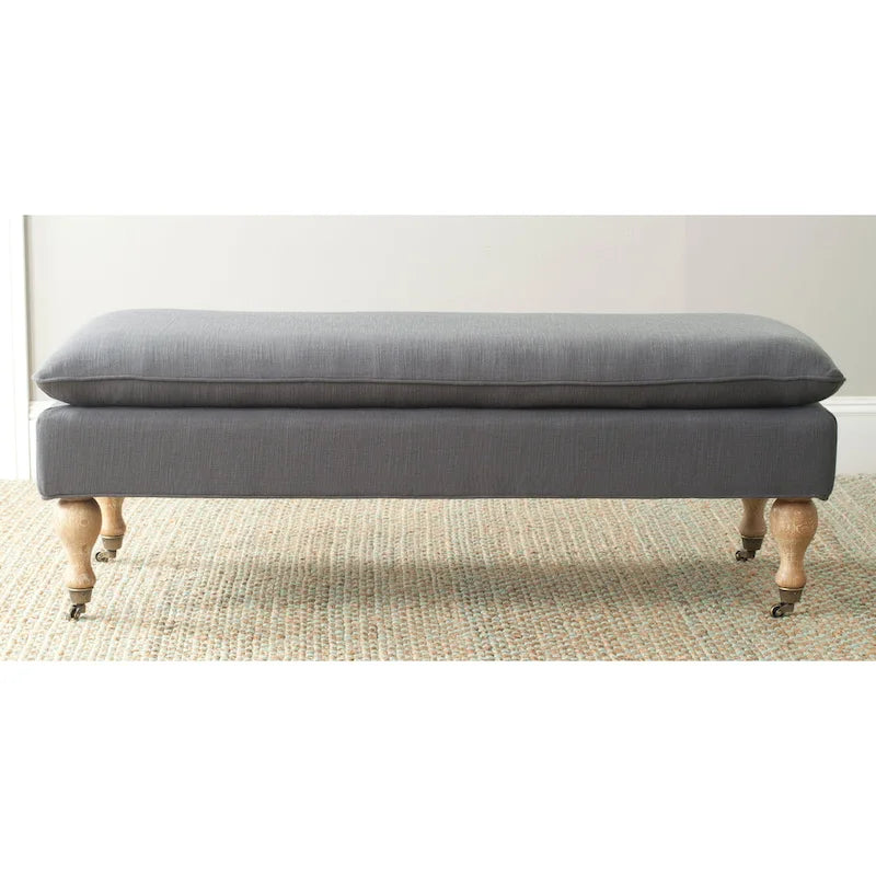Banc Tari Pillowtop gris/vert sauge de SAFAVIEH - 0 - 52 L x 21 P x 19 H - 52Lx21Px19H