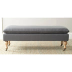 Banc Tari Pillowtop gris/vert sauge de SAFAVIEH - 0 - 52 L x 21 P x 19 H - 52Lx21Px19H