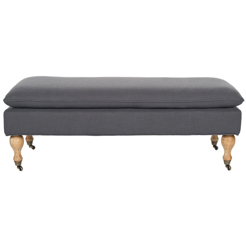 Banc Tari Pillowtop gris/vert sauge de SAFAVIEH - 0 - 52 L x 21 P x 19 H - 52Lx21Px19H