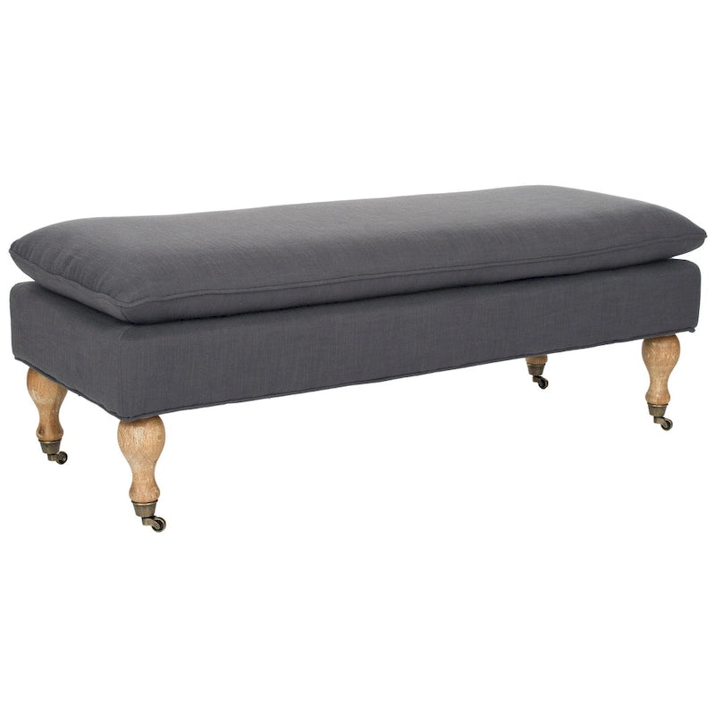 Banc Tari Pillowtop gris/vert sauge de SAFAVIEH - 0 - 52 L x 21 P x 19 H - 52Lx21Px19H