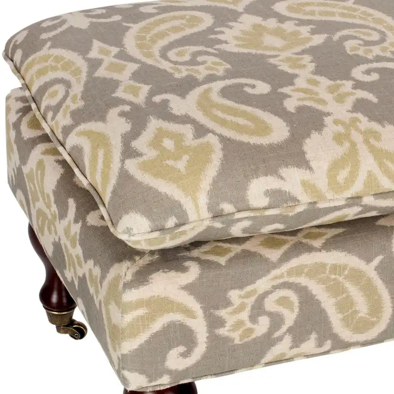 Banc Tari Pillowtop gris/vert sauge de SAFAVIEH - 0 - 52 L x 21 P x 19 H - 52Lx21Px19H