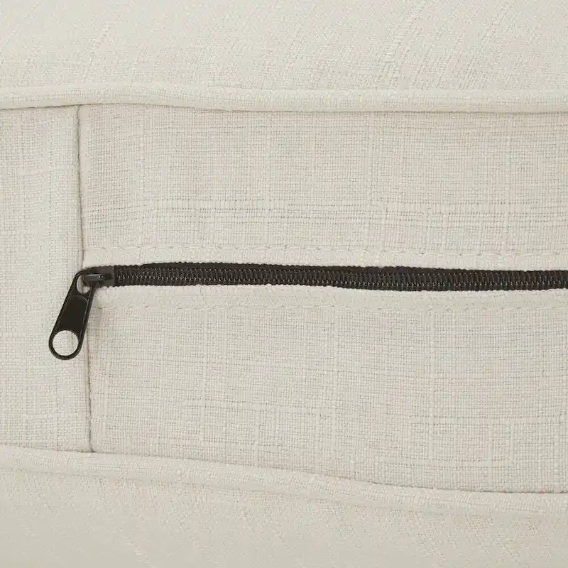 Stoddard Ivory Fabric Chair with Nailhead Trim by iNSPIRE Q Artisan