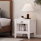 Table de chevet Foisy en similibois avec tiroir par Christopher Knight Home