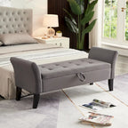 Banc de lit avec rangement
