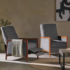 Anaura Channel Stitch Pushback Recliners by Christopher Knight Home