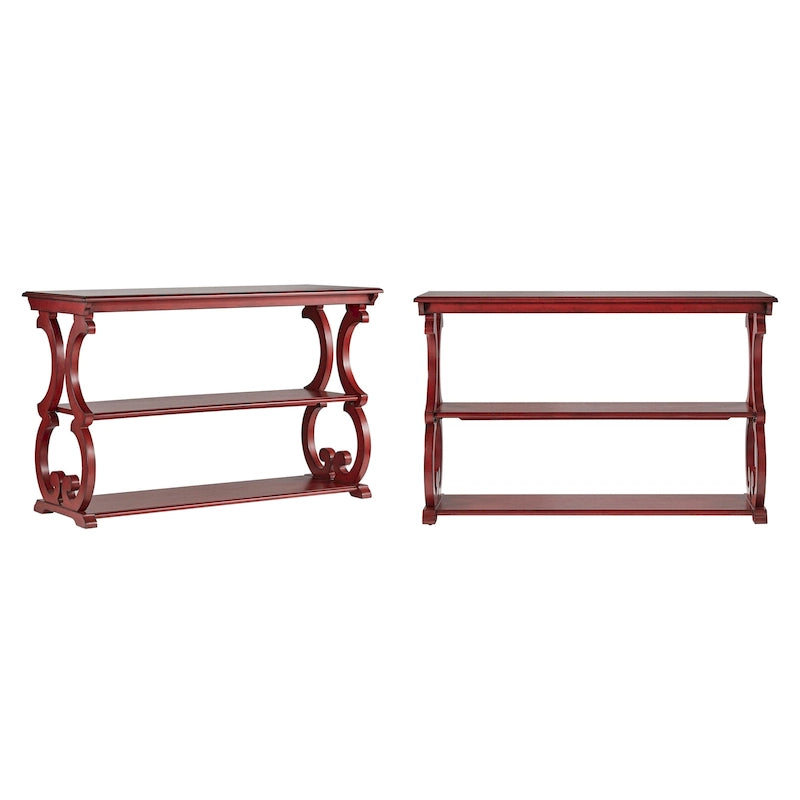 Table d'appoint canapé Eldoria en bois sculpté