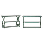 Table d'appoint canapé Eldoria en bois sculpté