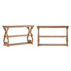Table d'appoint canapé Eldoria en bois sculpté