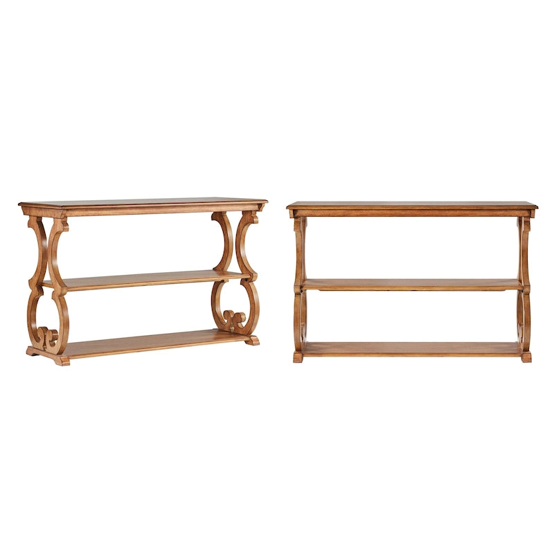 Table d'appoint canapé Eldoria en bois sculpté