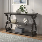 Table d'appoint canapé Eldoria en bois sculpté