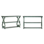 Table d'appoint canapé Eldoria en bois sculpté