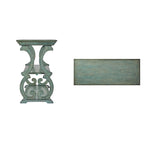 Table d'appoint canapé Eldoria en bois sculpté
