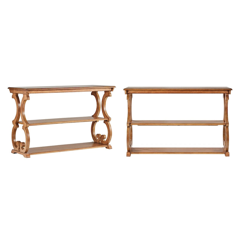 Table d'appoint canapé Eldoria en bois sculpté