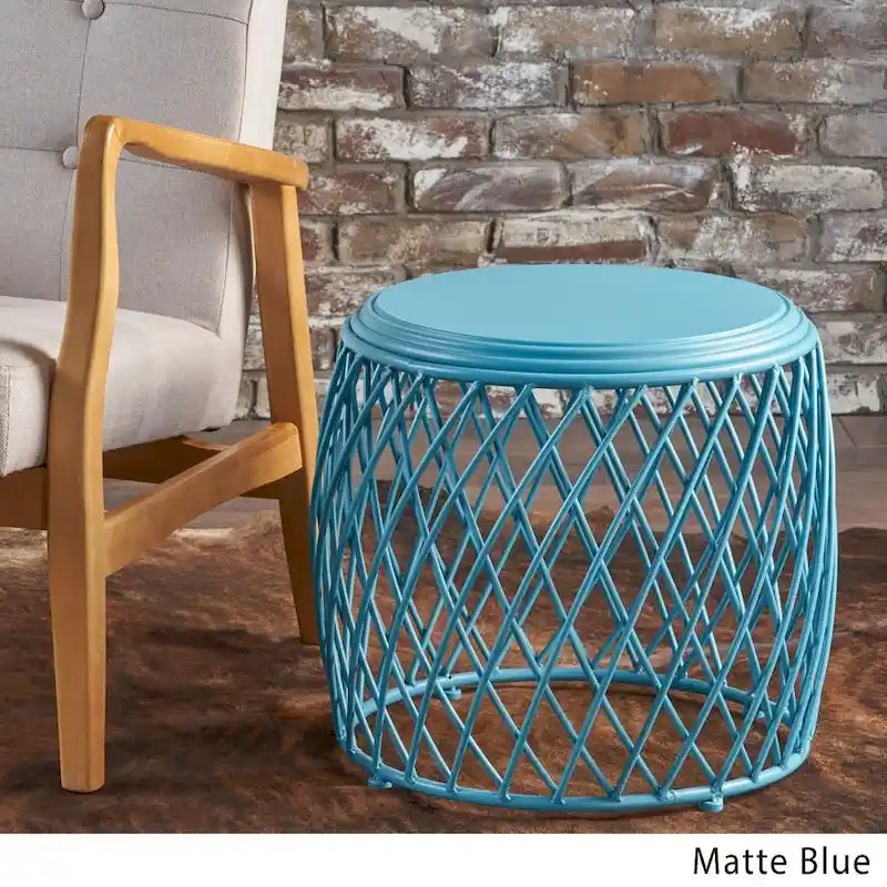 Table d'appoint ronde à treillis de 48 cm Bryony par Christopher Knight Home