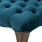 Chaises de salle à manger Bates en tissu touffeté gris (lot de 2)