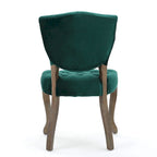 Chaises de salle à manger Bates en tissu touffeté gris (lot de 2)