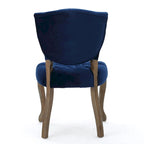 Chaises de salle à manger Bates en tissu touffeté gris (lot de 2)