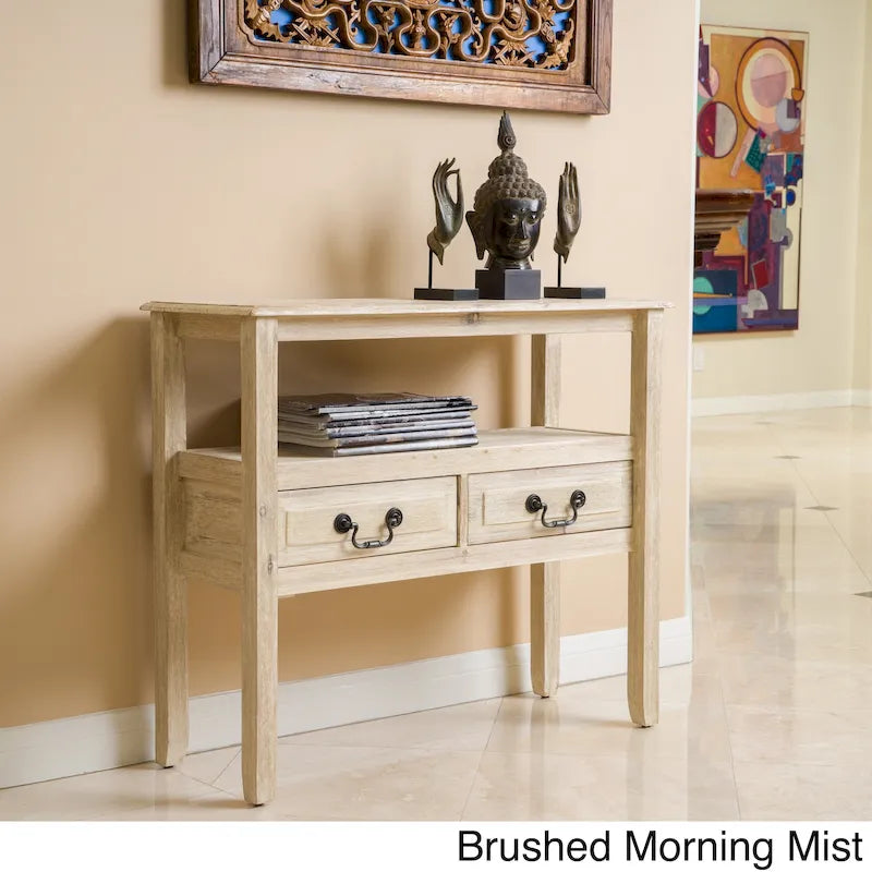 Table d'appoint Grant en bois d'acacia par Christopher Knight Home