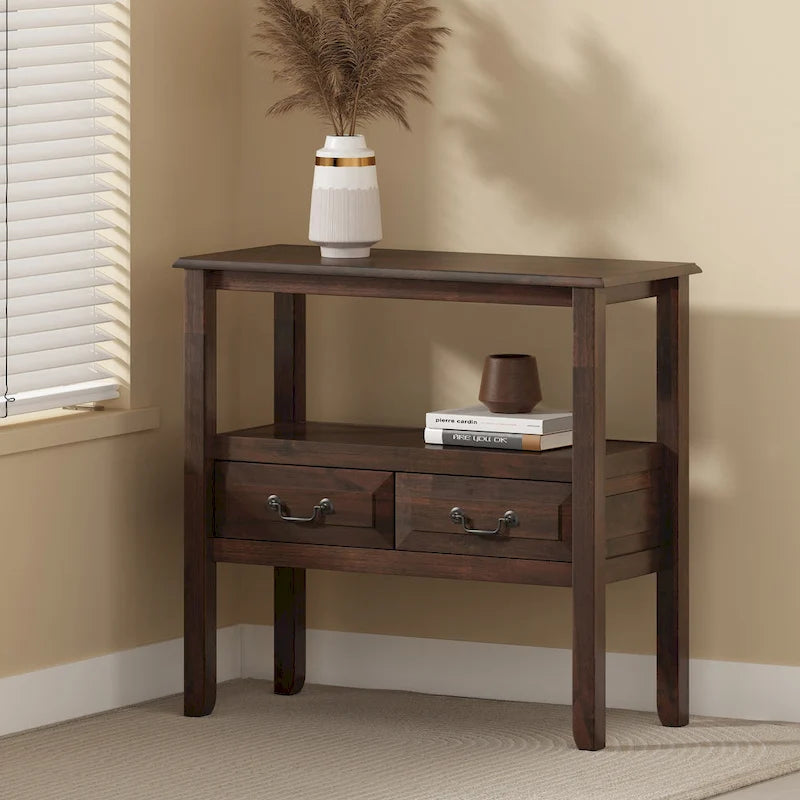 Table d'appoint Grant en bois d'acacia par Christopher Knight Home