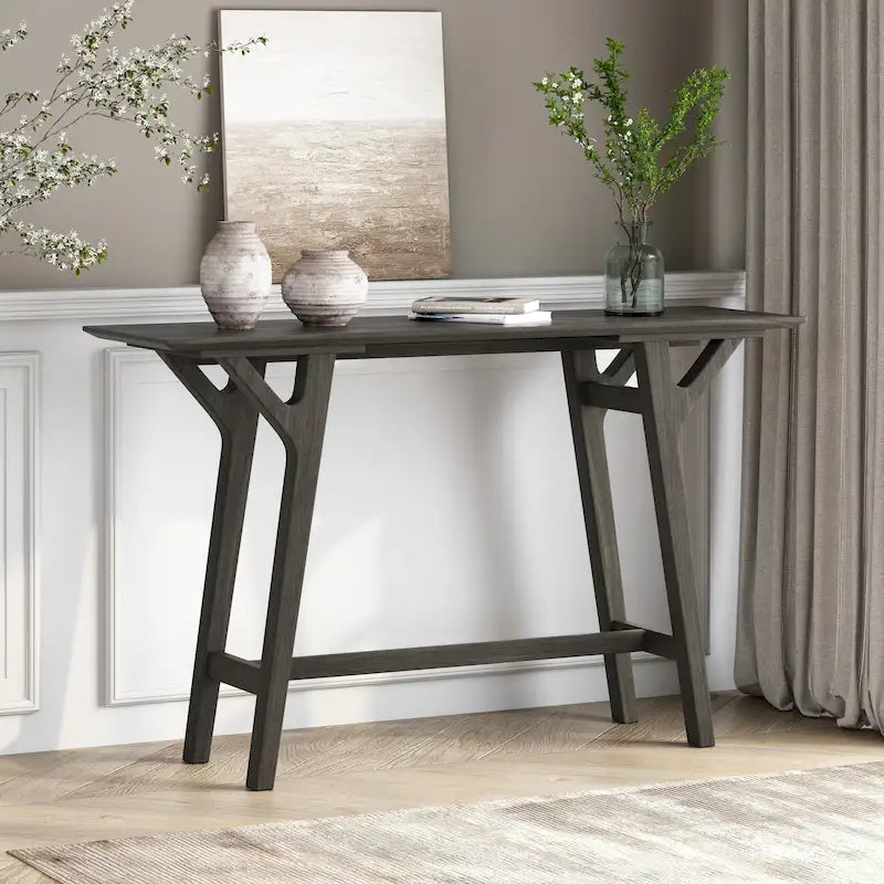 Console Divo en bois d'hévéa par Christopher Knight Home