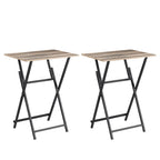 2-Piece Folding TV Tray - 14.96 x 19.69 x 26.38