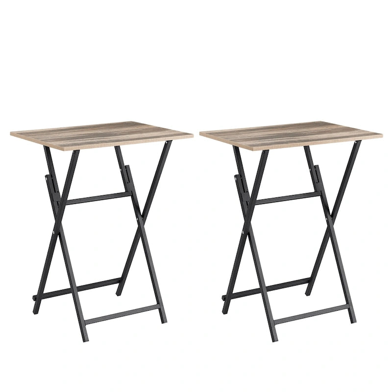 2-Piece Folding TV Tray - 14.96 x 19.69 x 26.38