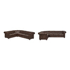 Canapé d'angle Chesterfield 6 places Gdansk