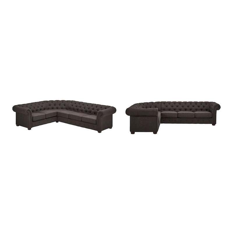 Canapé d'angle Chesterfield 6 places Gdansk